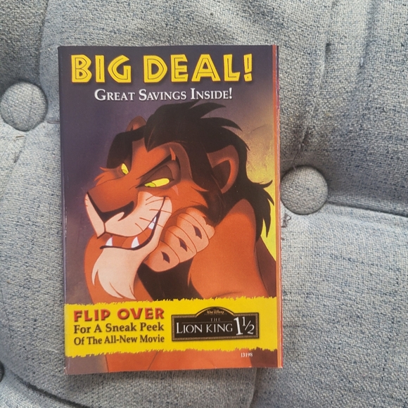 The Lion King Platinum Edition 2 Disc DVD with original inserts, 2003 Re-release - Picture 11 of 16